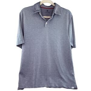 Rainforest Mens Gray Casual Polo Shirt Size Small